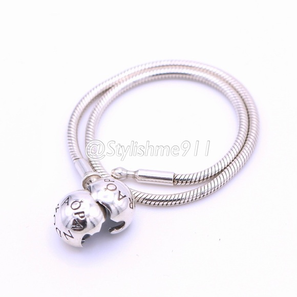 Authentic PANDORA Sterling Silver ESSENCE Bracelet with Pandora Clasp - Picture 5 of 9